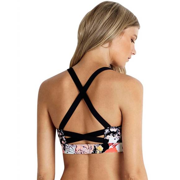 NEW SEAFOLLY active bralette top in sea ocean rose - Picture 3 of 3